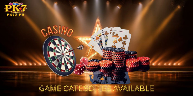 Game Categories Available