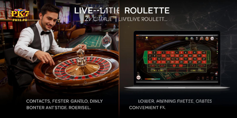 Live vs Online Roulette